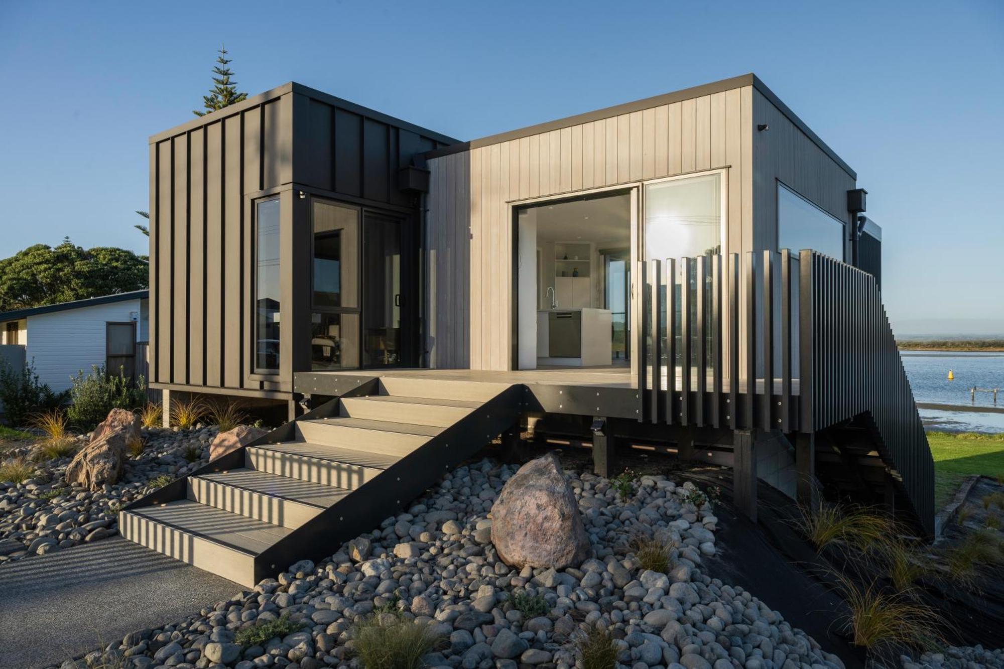 Pukehina Estuary Sunset Views Townhouse & Studio Bagian luar foto
